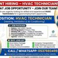 HVAC Technician Heating, Ventilation & Air Conditioning