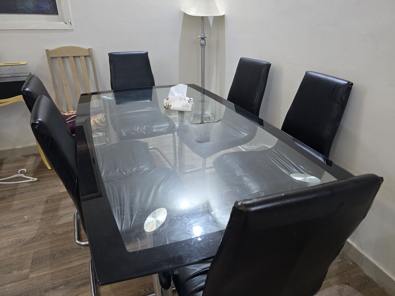 Riyadh, Furniture, SAR 500,  Glass Dining Table 6 Seater