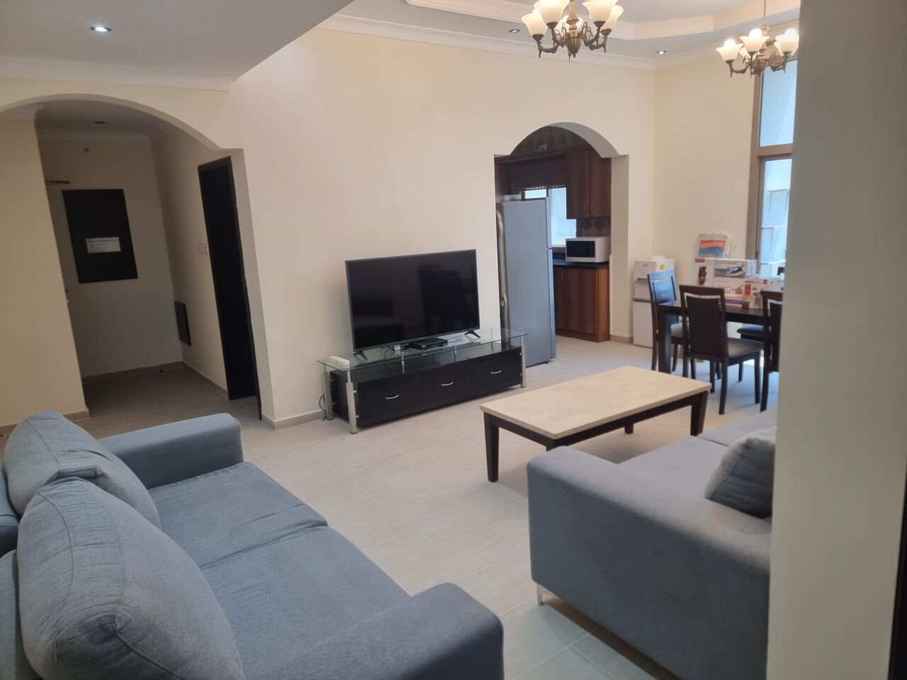 Sanabis, Apartments, Flats, Houses & Villas, BHD 330/month,  Furnished,  2 BR,  2 Bedroom Fully Furnished Flat For Rent With Ewa