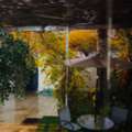SAR 300,  Outdoor Table With Umbrella Good Condition