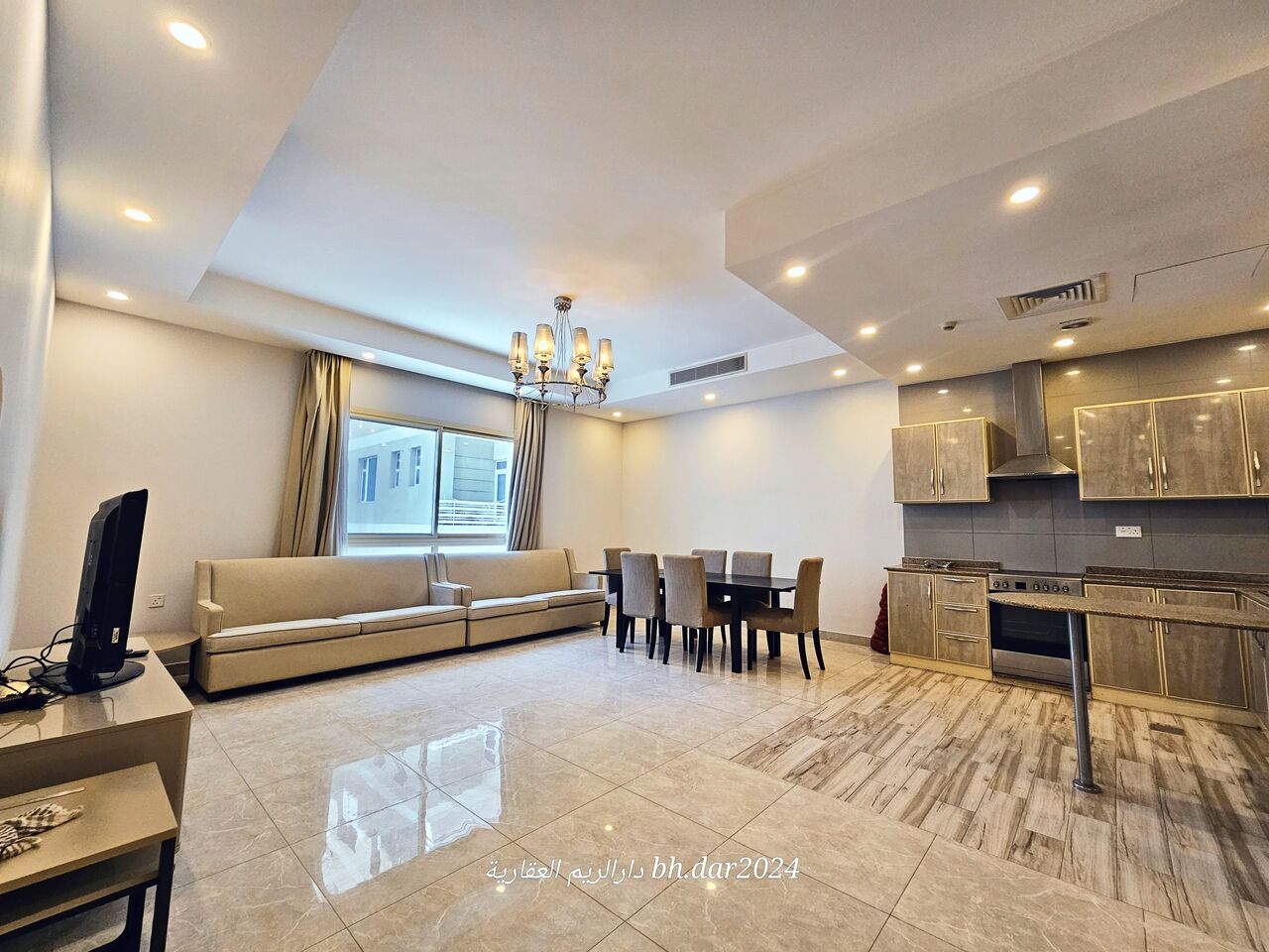 Hidd, Apartments, Flats, Houses & Villas, BHD 290/year,  2 BR,  Al Hidd City/High-end Apartment For Rent Furnished With All Inclusive Electricity