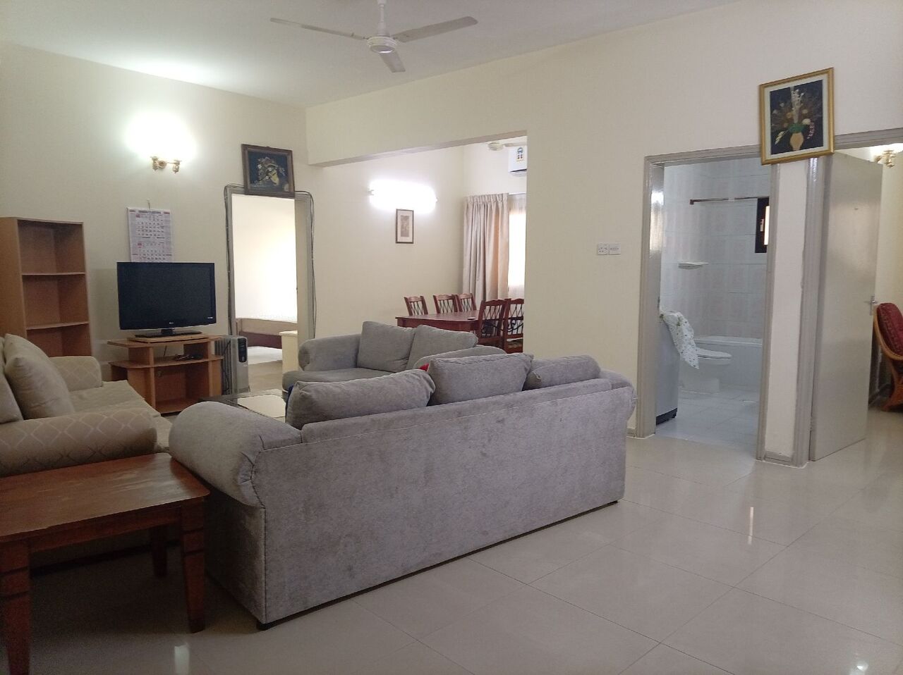 Adliya, Apartments, Flats, Houses & Villas, BHD 240/year,  2 BR,  Fully Furnished 2 Bedroom 1 Bathroom With Ewa Flat For Rent In : Adliya