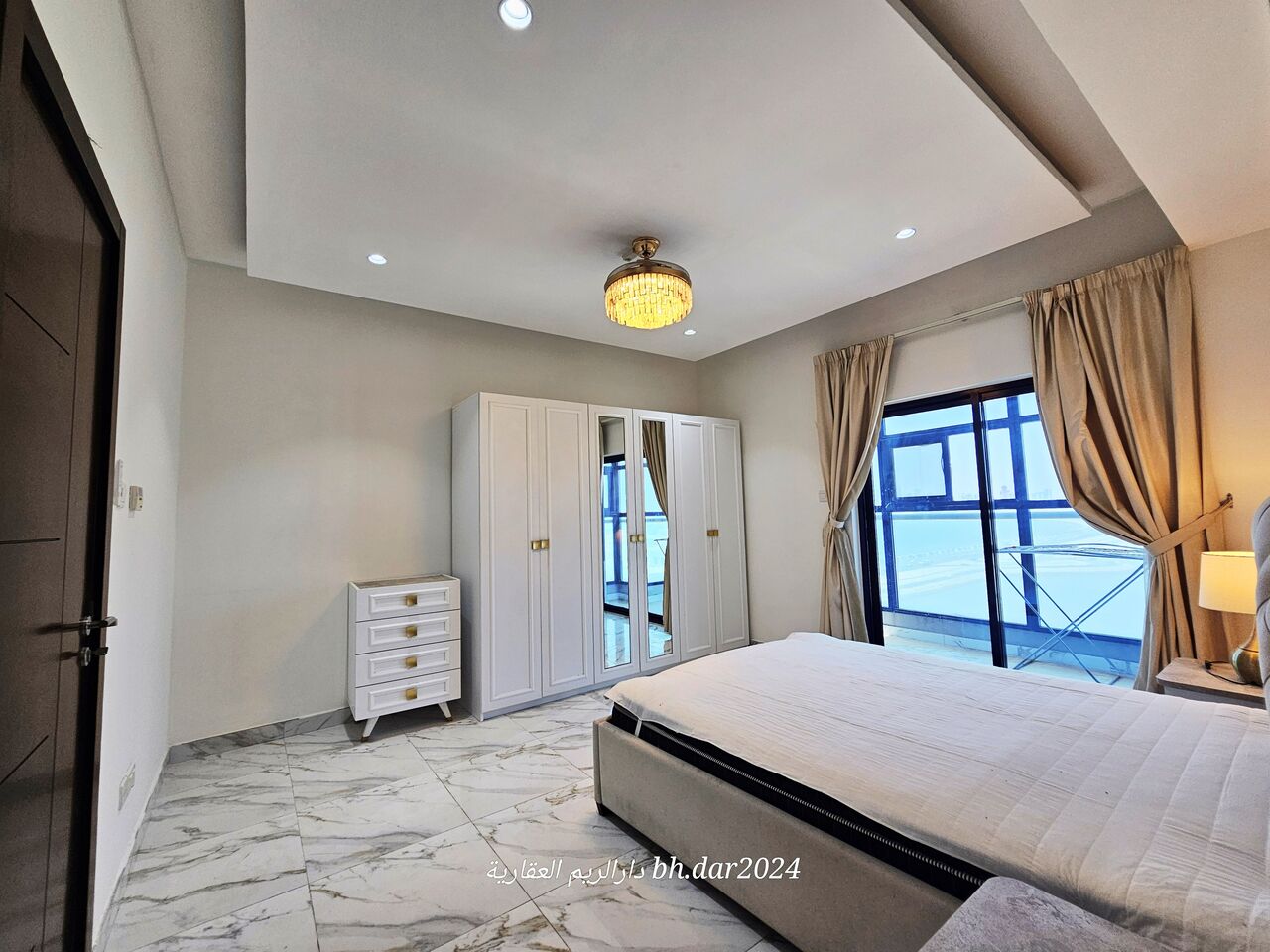 Hidd, Apartments, Flats, Houses & Villas, BHD 350/year,  3 BR,  Al Hidd / Luxury Fully Furnished Apartment For Rent  🌊 Sea View | Fully Furnished | All S