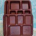 SAR 400,  Brown Multi-Compartment Serving Tray &ndash; Approx. 16 × 15 Inches Brown Multi-compartment Serv
