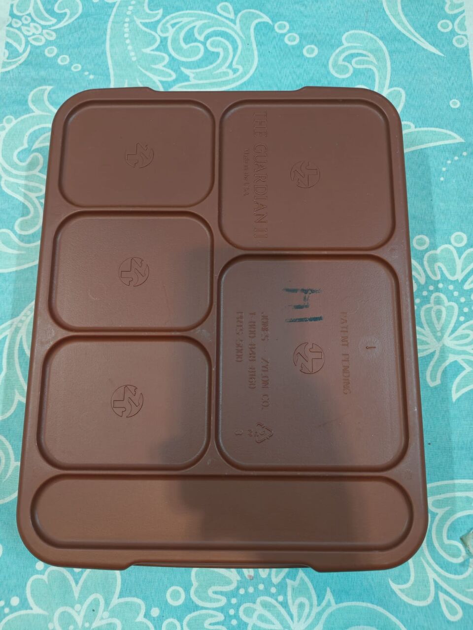 Jeddah, Food, SAR 400,  Brown Multi-Compartment Serving Tray &ndash; Approx. 16 × 15 Inches Brown Multi-compartment Serv