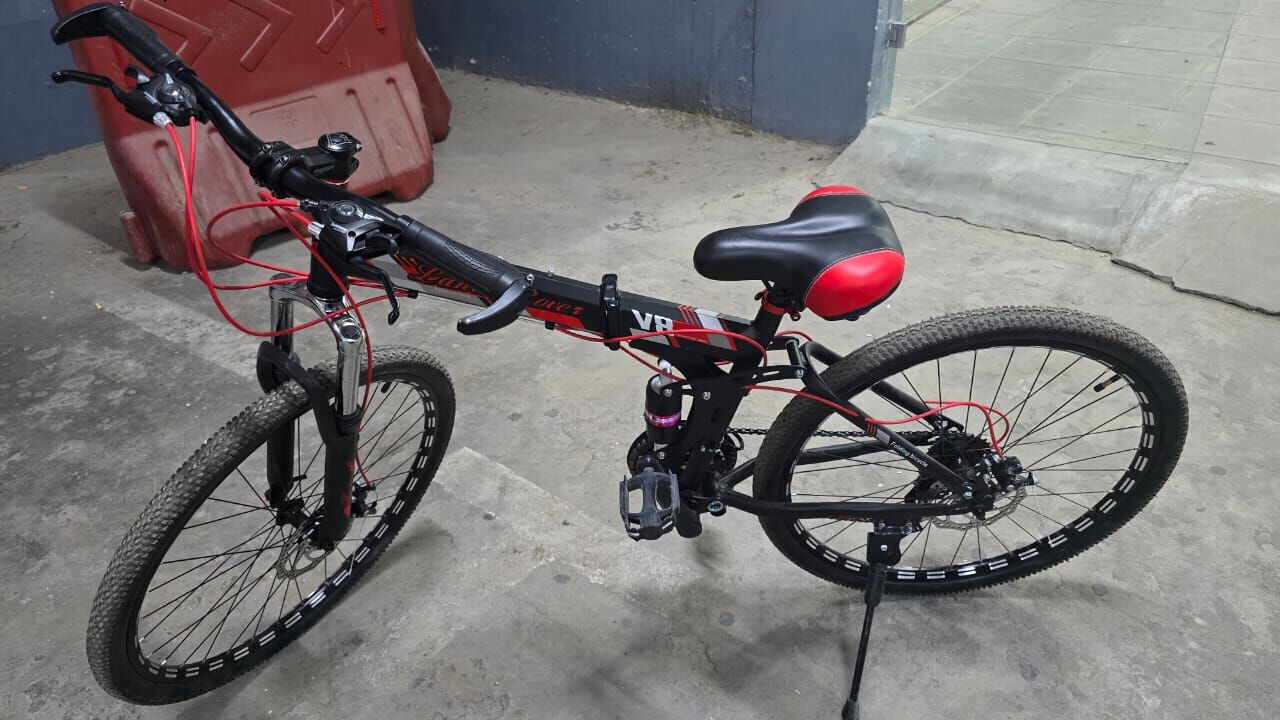 Riyadh, Bicycles, SAR 600,  Excellent Condition Foldable Bike With Gears + Free Kids Bike