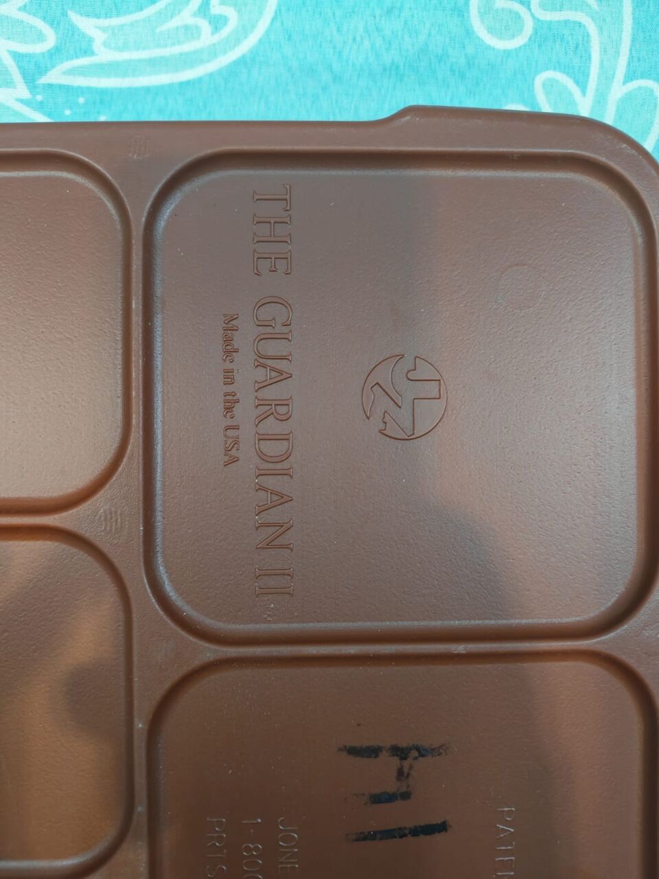 Dammam, Food, SAR 400,  Brown Multi-Compartment Food Serving Tray &ndash; 16 × 15 Inches