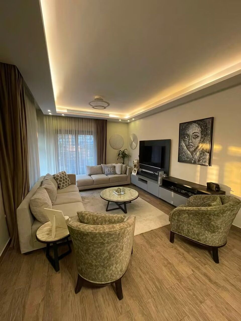 Abdoun, Apartments, Flats, Houses & Villas, JOD 15000/year,  Furnished,  2 BR,  Ground Fully Furinshed 2B Apart With Terrace In Abdoun 00962777688956