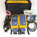 Calibrated Fluke DSX 5000 For Data Cat 6A Cat 7 Cat 8 Testing And OLTS For SM And MM Fiber