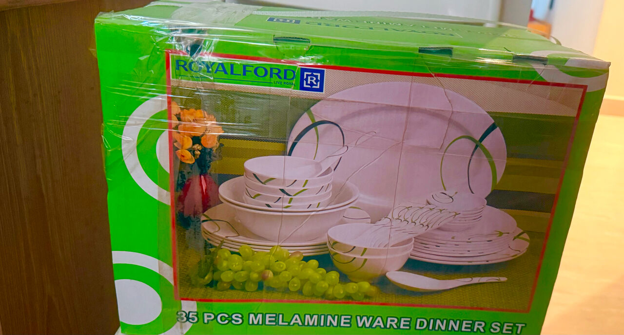 Al Khobar Al Shamalia, Household Items, SAR 150,  Royal Ford Melamine Ware Dinner Set(new)