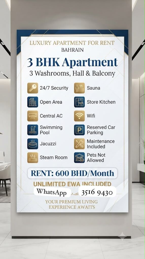 Sanabis, Apartments, Flats, Houses & Villas, BHD 150/month,  2 BR,  Apartments For Rent
