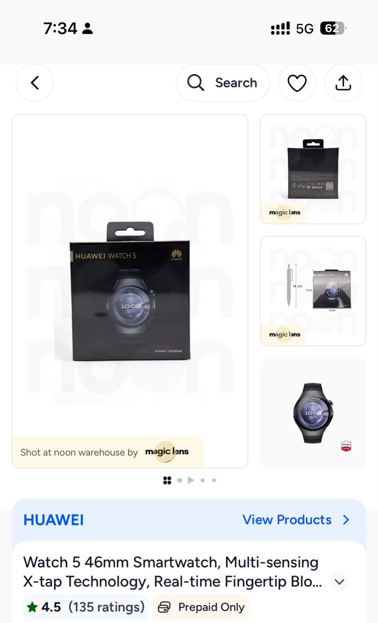 Akrabia, Watches, SAR 799,  Huawei Watch 5 46mm