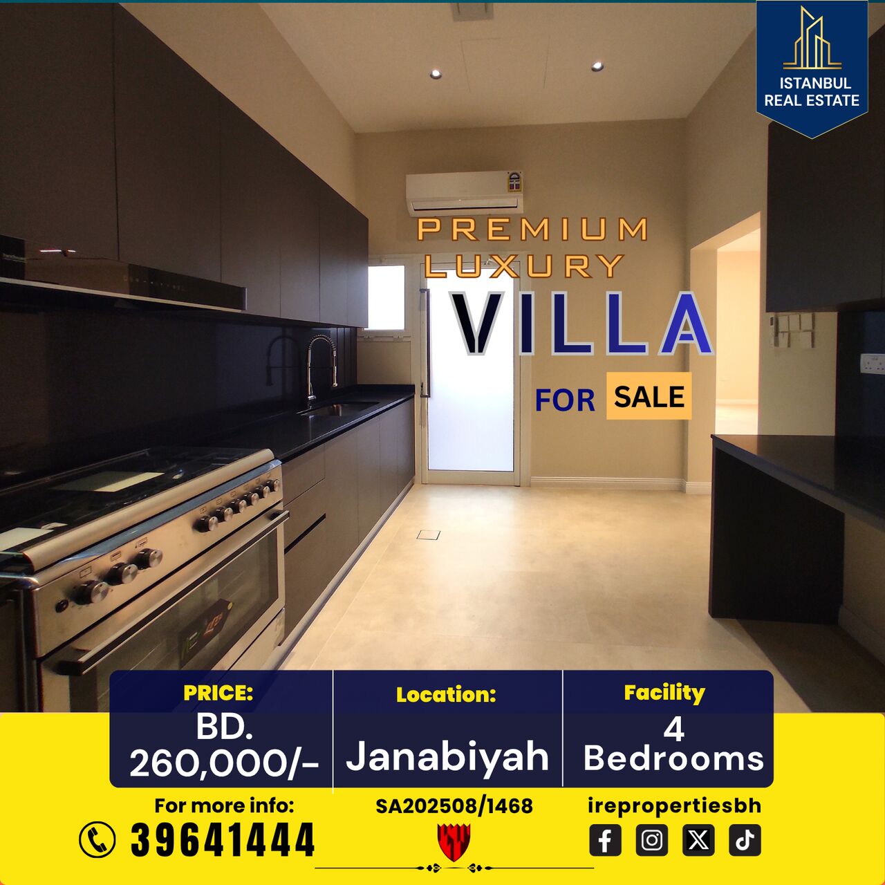Janabiya, Villas, BHD 260000,  365 Sq. Meter,  Brand New Luxury Villa For Sale In Janabiya Starting BD.260,000/-