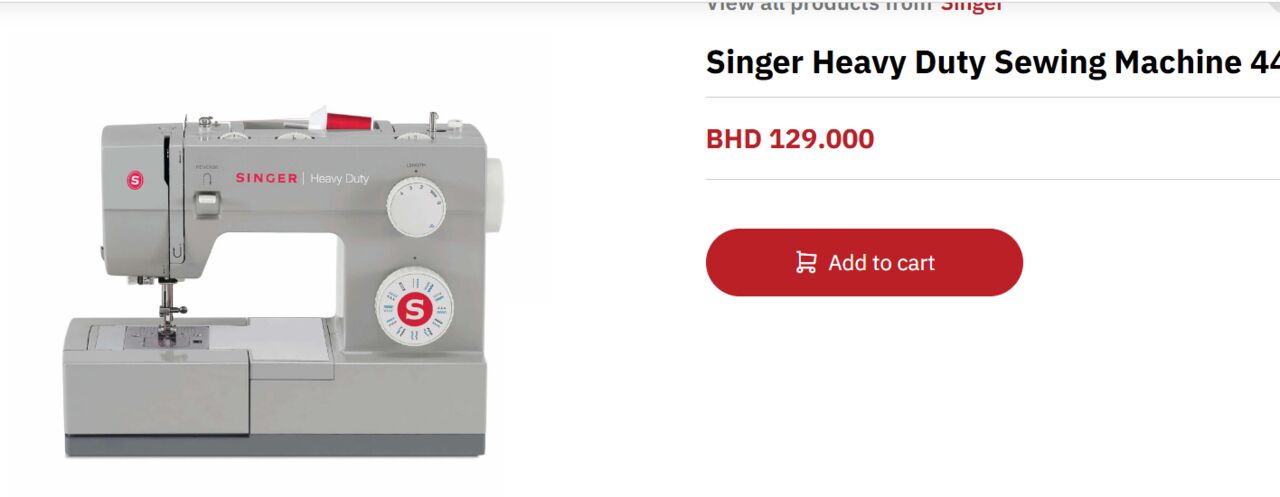 Hoora, Appliances, BHD 80,  Heavy Duty Singer Sewing Machine Portable