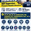 NDT Supervisor - Pressure Vessels & Structural | ASNT