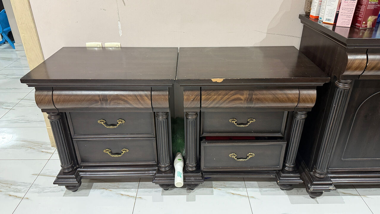 Al Malaz, Furniture, SAR 1,  King Size Double Bed With Orthopedic Mattress , Side Tables Al Malaz Riyadh