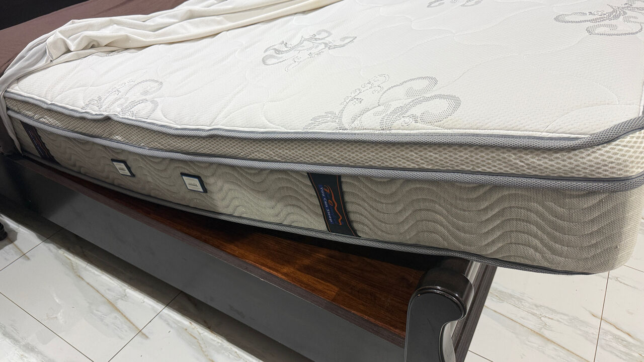 Al Malaz, Furniture, SAR 1,  King Size Double Bed With Orthopedic Mattress , Side Tables Al Malaz Riyadh
