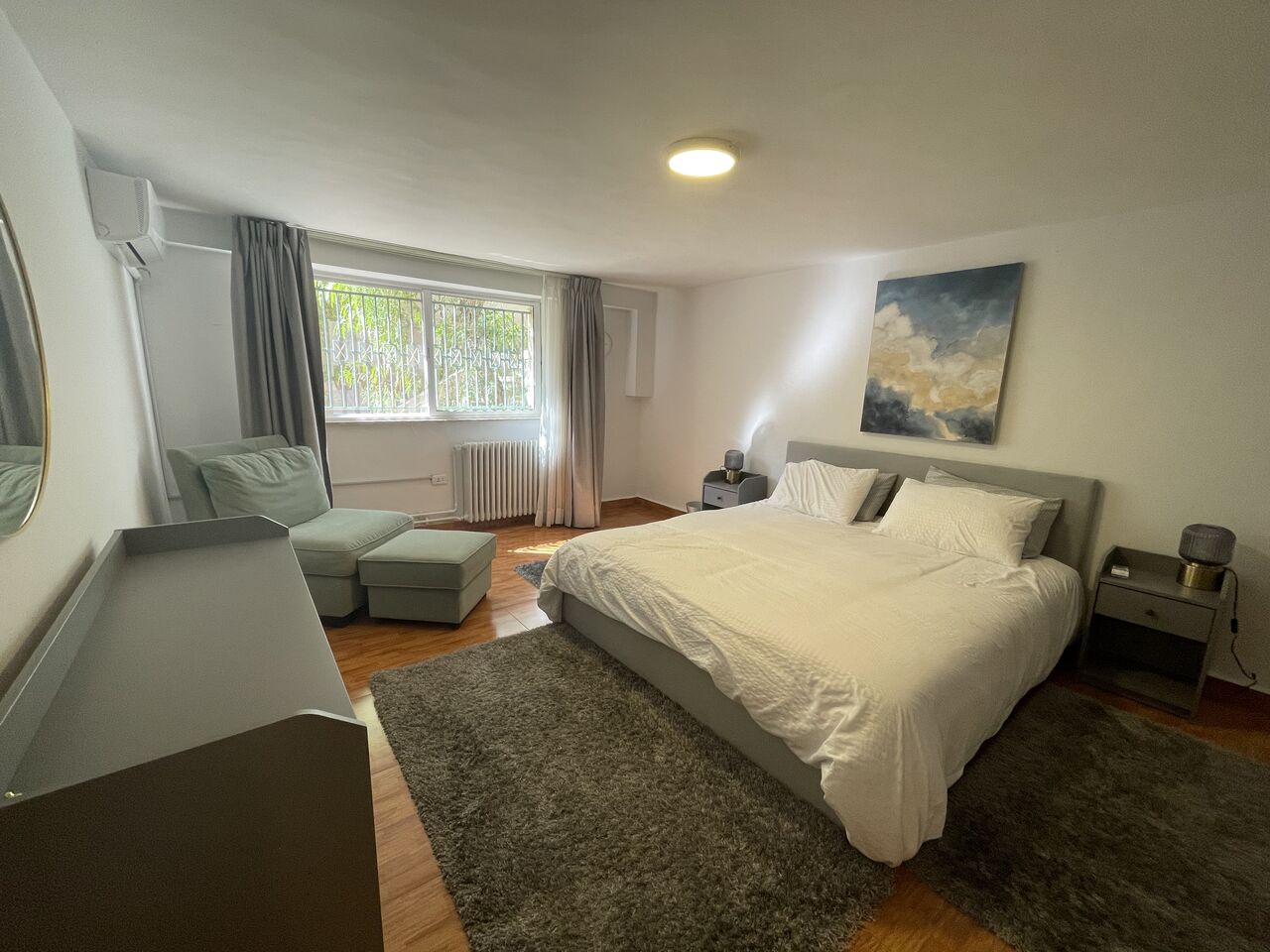 Amman, Apartments, Flats, Houses & Villas, JOD 1000/month,  2 BR,  Charming 2-Bedroom Apartment With Private Garden In Jabal Amman