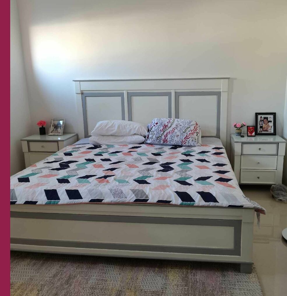Hofuf, Furniture, SAR 1700,  Bedroom Set: Bed, Walk-in Closet  & Vanity Mirror With Drawers