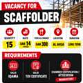 🚨 URGENT HIRING – SCAFFOLDER 🚨