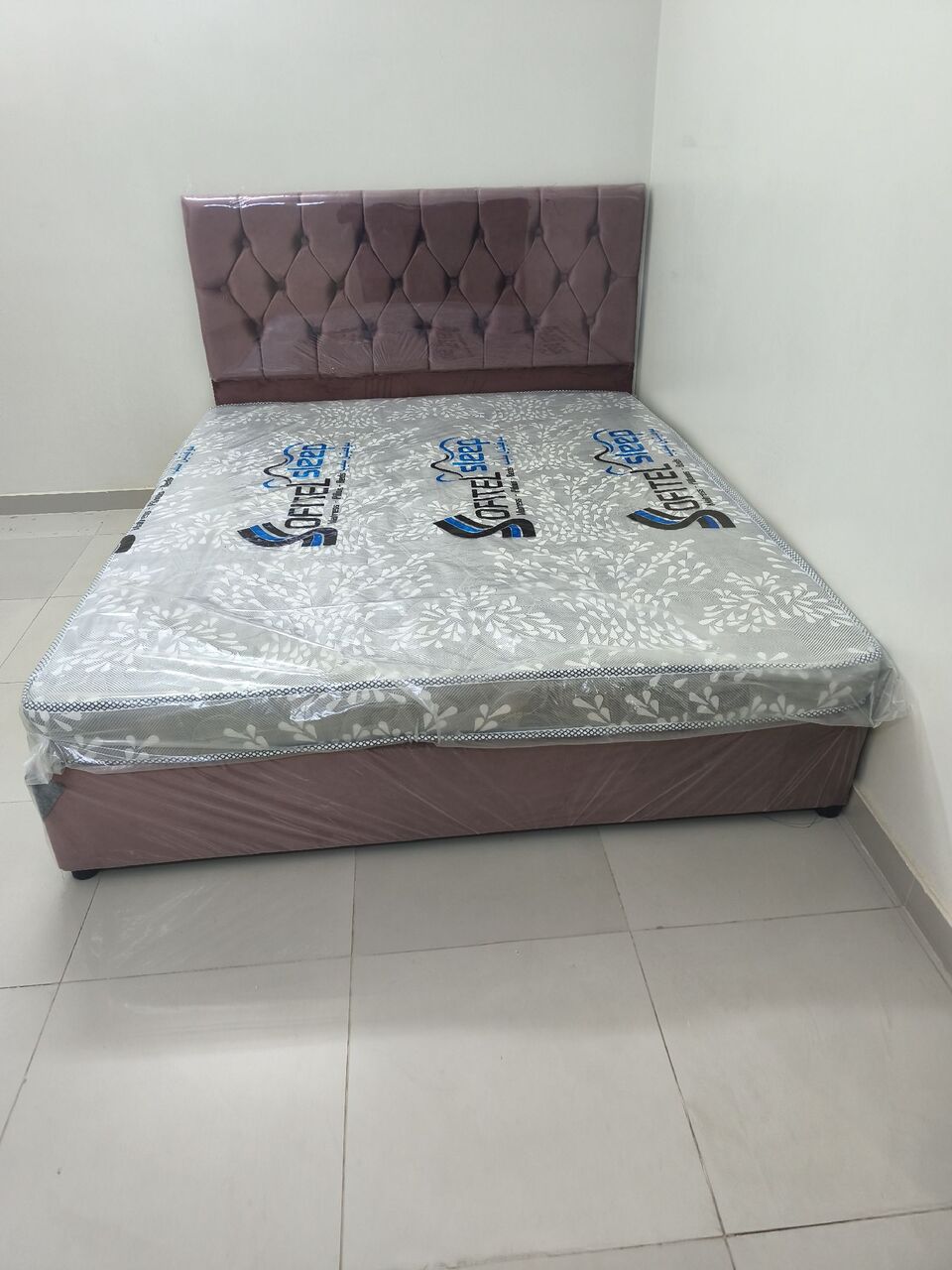 Jeddah, Furniture, SAR 1,  Single Bed Medium Bed Queen Bed King Size Bed Frame With Mattress Available Brand New