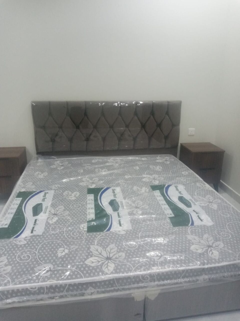 Jeddah, Furniture, SAR 1,  Single Bed Medium Bed Queen Bed King Size Bed Frame With Mattress Available Brand New