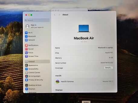 Al Sulaymaniyyah, Tablet Computers, SAR 2500,  Apple MacBook Air 13-inch (M2)