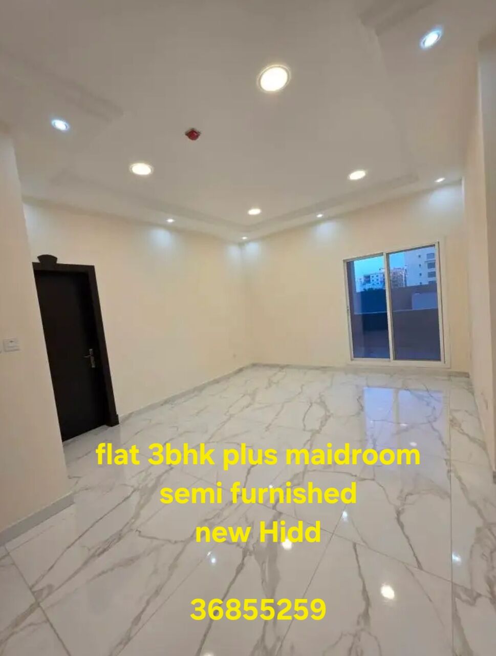 Hidd, Apartments, Flats, Houses & Villas, BHD 55/month,  3 BR,  Flat 3bhk Plus Maidroom For Sale