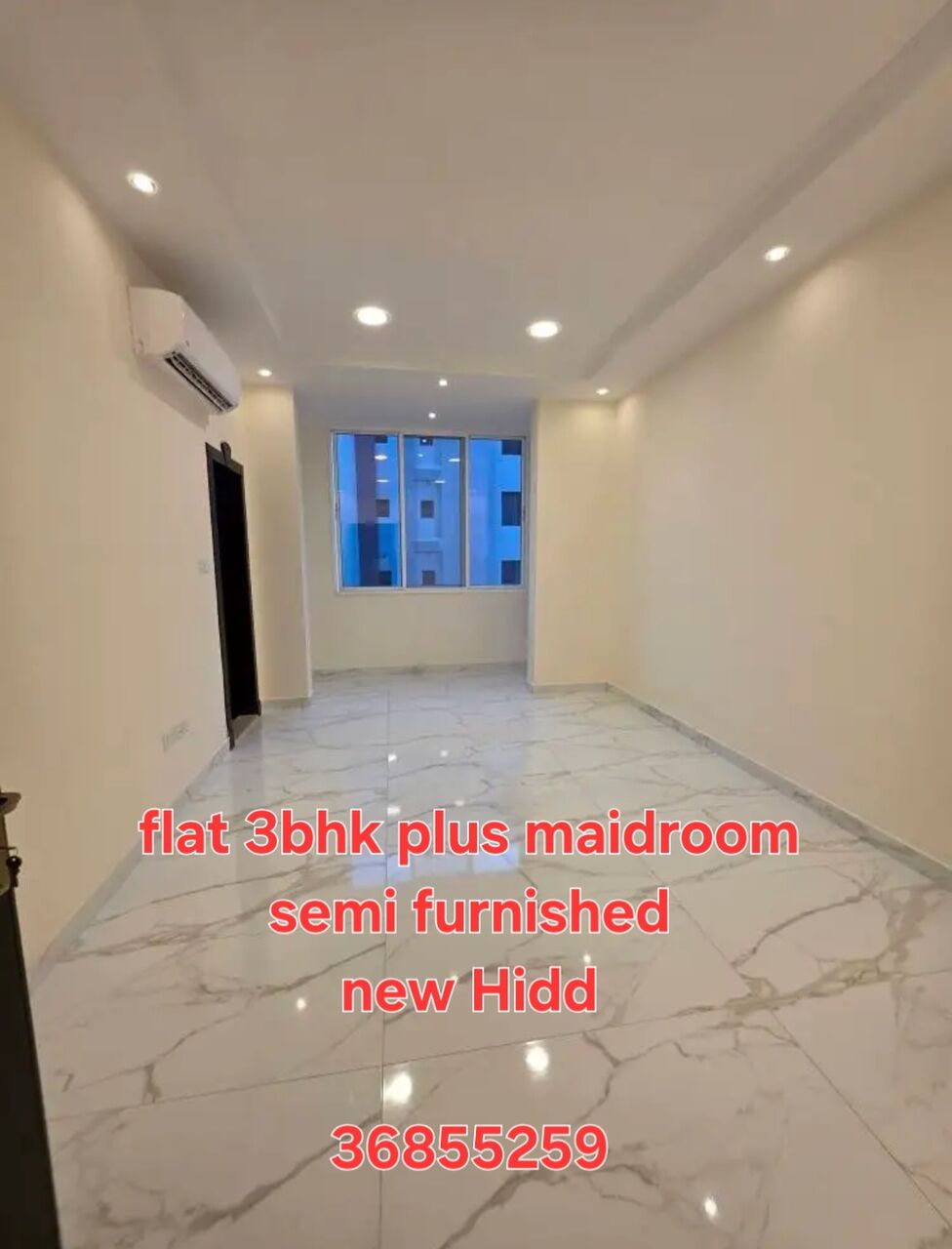 Hidd, Apartments, Flats, Houses & Villas, BHD 55/month,  3 BR,  Flat 3bhk Plus Maidroom For Sale