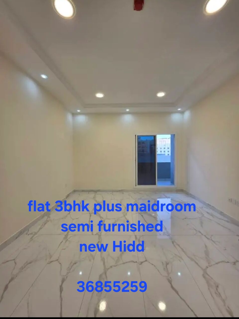 Hidd, Apartments, Flats, Houses & Villas, BHD 55/month,  3 BR,  Flat 3bhk Plus Maidroom For Sale