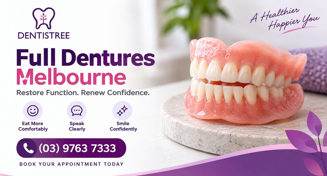 Melbourne, Dental, Full Dentures Melbourne For Comfortable Smiles