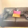 SAR 400,  Iam Relocating &ndash; Sofa Set (2-Seater + 1-Seater) + Side Table, Good Condition&ndash; 400 SAR