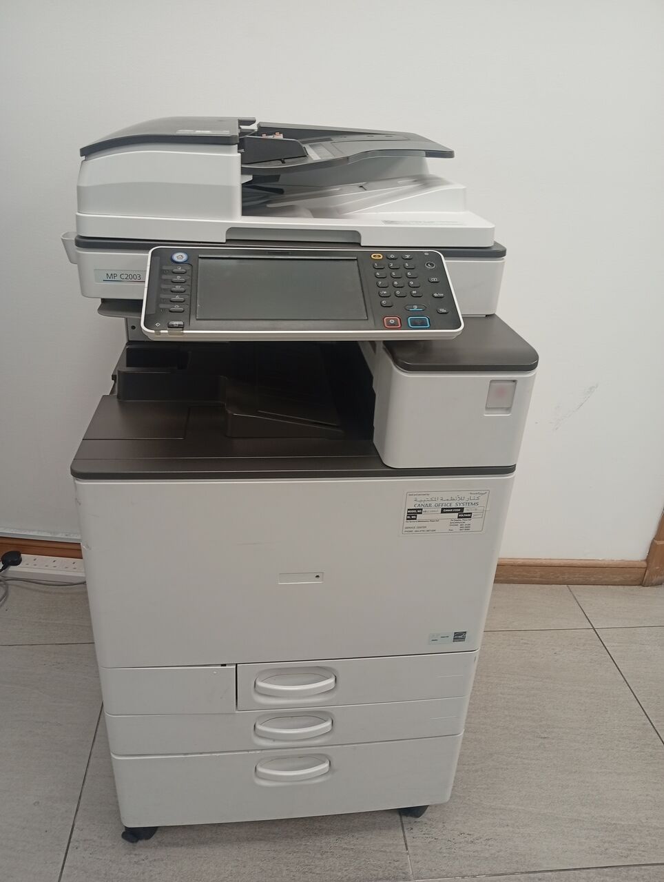 Khobar, Logistics, Ricoh MP C2003 A3 Color Copier &ndash; Working &ndash; Urgent Sale