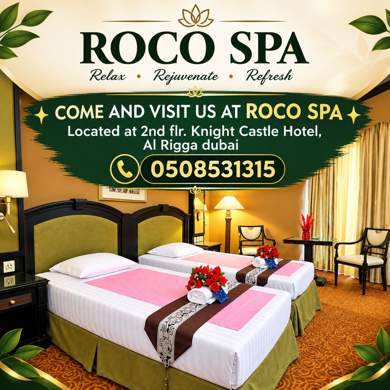 Al Rigga, Health, Experience Our Couple Massage Treatment