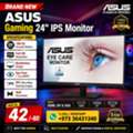 BHD 42,  Brand New ASUS Gaming 24" IPS Monitor 100Hz With Warranty (Offer Price 42/-BD Only)