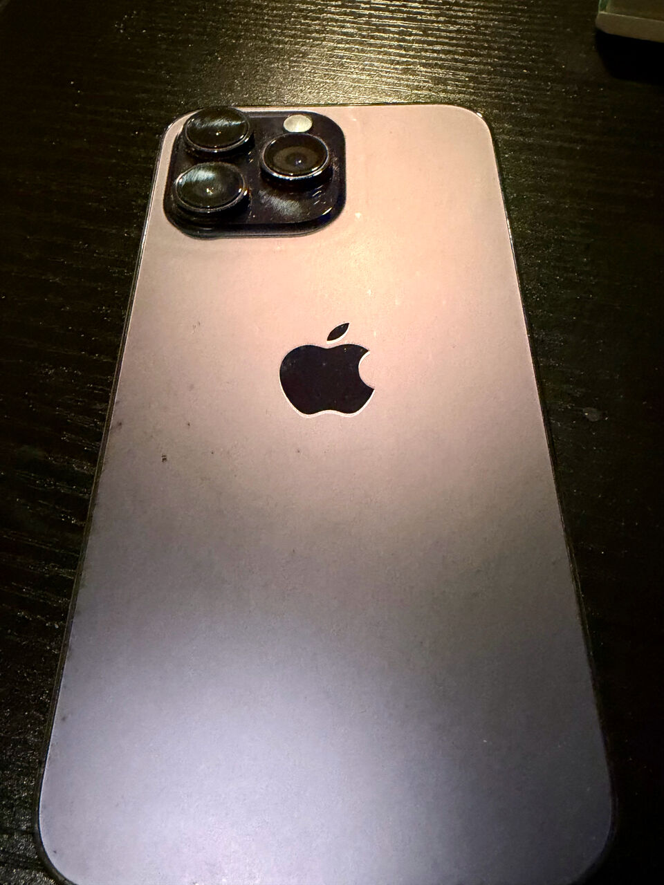 Al Malaz, Mobile Phones, SAR 2150,  IPhone 14 Pro Max 256GB Deep Purple &ndash; Like New, No Scratches