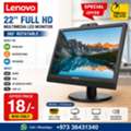 BHD 18,  Lenovo 22" Full HD Monitor Multimedia 360*Rotatable In-built Webcam, Speakers & Microphone