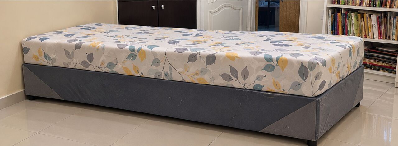 Jeddah, Furniture, SAR 300,  Single Bed With Mattress - Excellent Condition