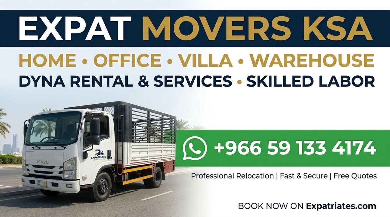 Jeddah, Logistics, Fast & Affordable Villa, Office & Warehouse Movers | Dyna & Labor Available KSA