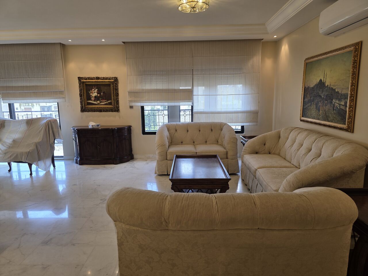 Amman, Apartments, Flats, Houses & Villas, JOD 20000/year,  Furnished,  3 BR,  Deplux Fully Furnished 3B Apart With Terrace In Um Uthaina 00962777688956