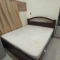 BHD 20,  Queen Size Bed With Mattress &ndash; Maroon Colour &ndash; BD 20