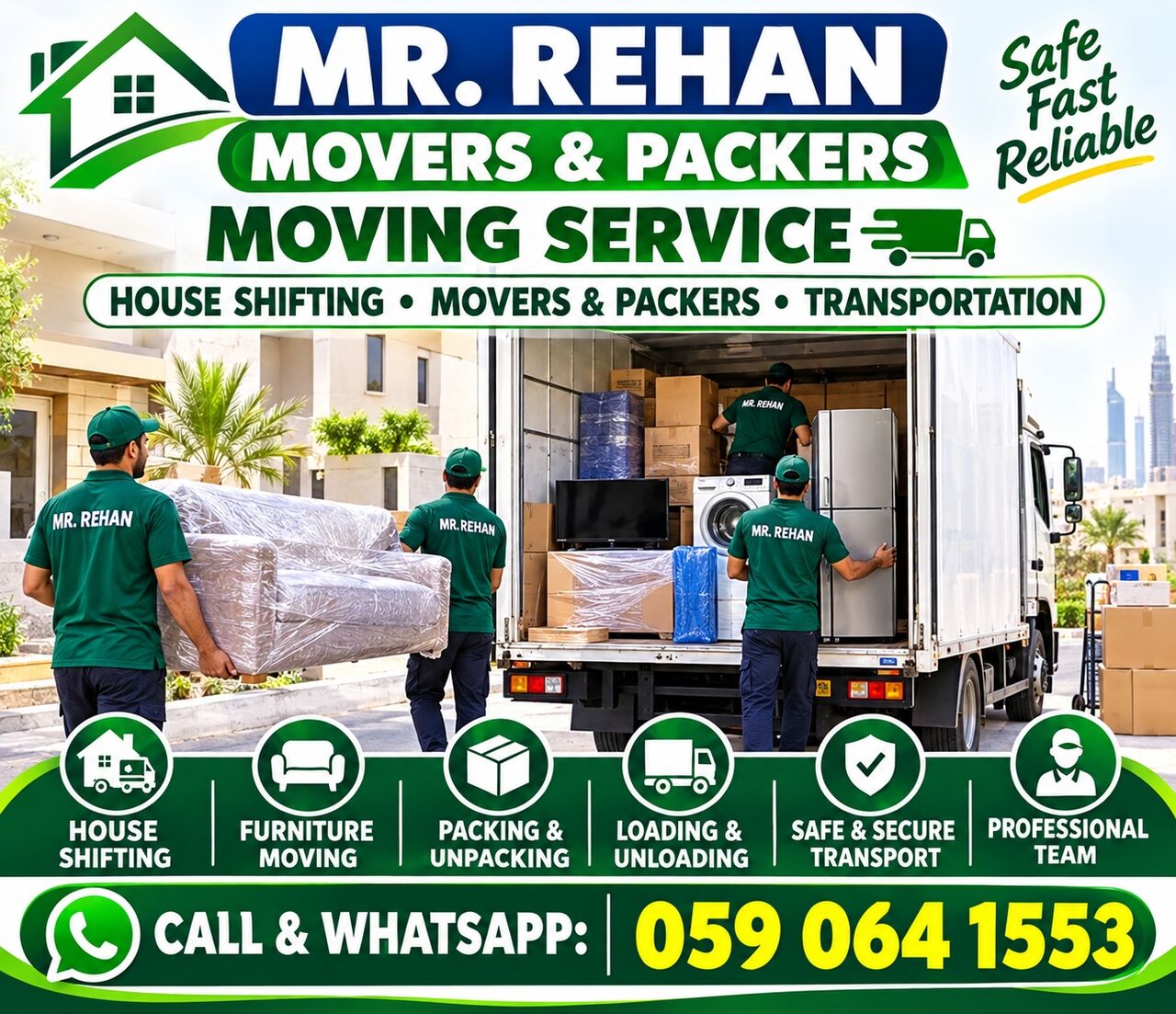 Khobar, Labor/Moving, HOUSE SHIFTING ■ MOVERS PACKERS ■COMPANY ■PROFESSIONAL TEAM ■REASONABLE PRICE ■~0590641553
