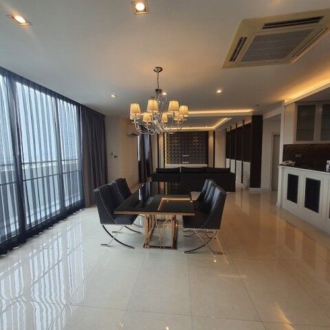 Bangkok, Villas, THB 130000,  300 Sq. Meter,  BH4347 ให้เช่า Penthouse Duplex 2 ชั้น The Four Wings Residence Srinakarin ห้องมุมชั้น 26