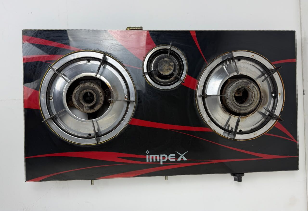 Riyadh, Appliances, SAR 80,  Impex 3-Burner Gas Stove &ndash; New &ndash; 80 SAR