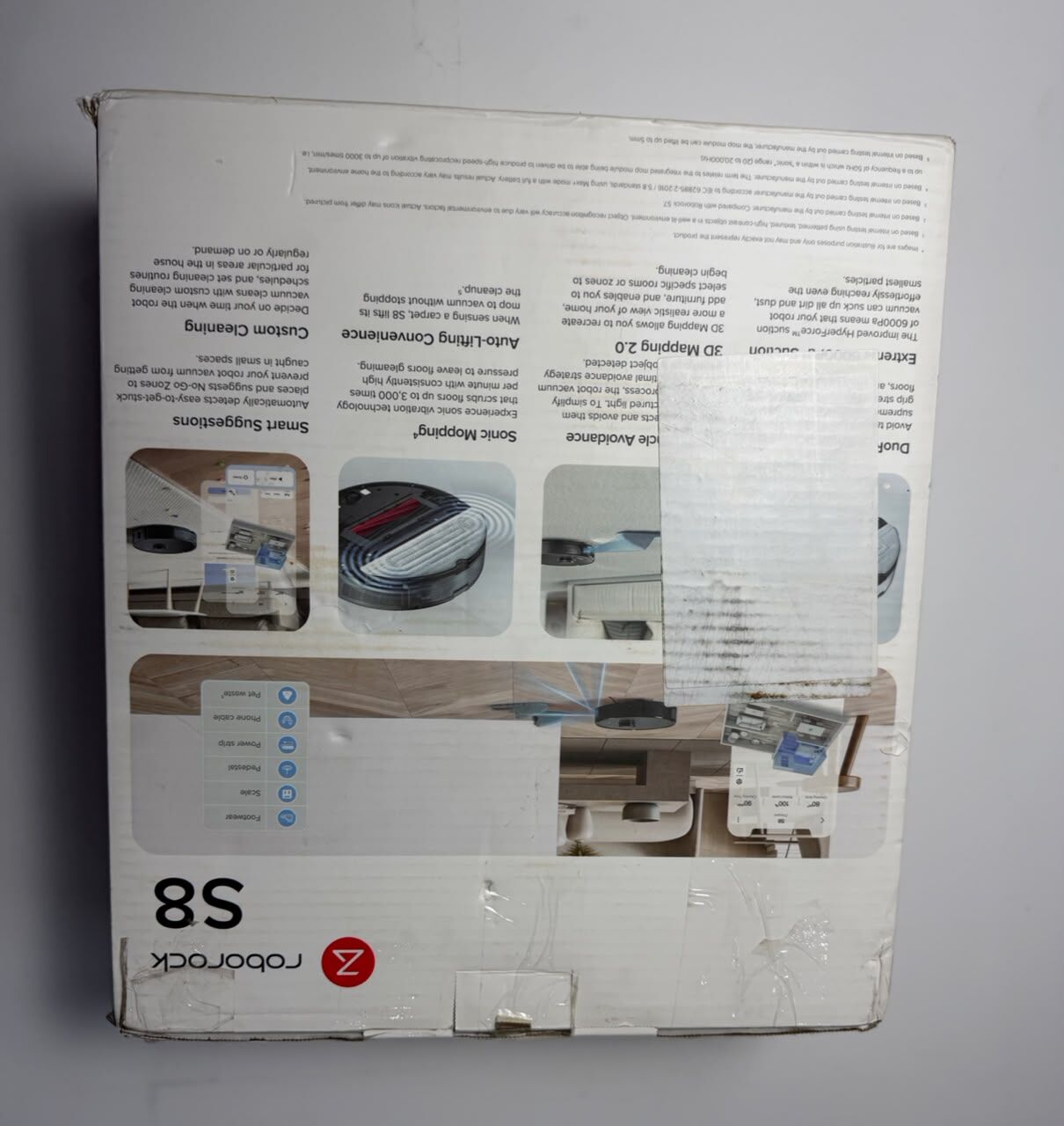 Riyadh, Electronics, SAR 150,  Roborock S8 Robot Vacuum & Mop &ndash; 6000Pa | Used 2 Months