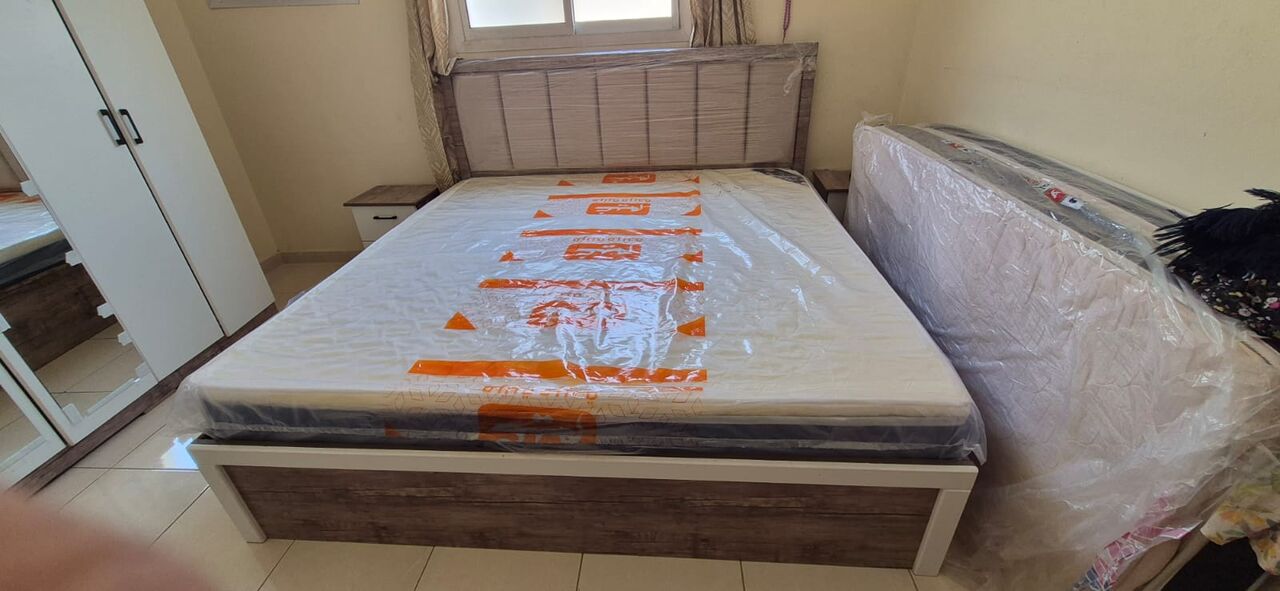Riyadh, Furniture, SAR 1,  Furniture : New Bed Set, Cupbaord, Mattresses