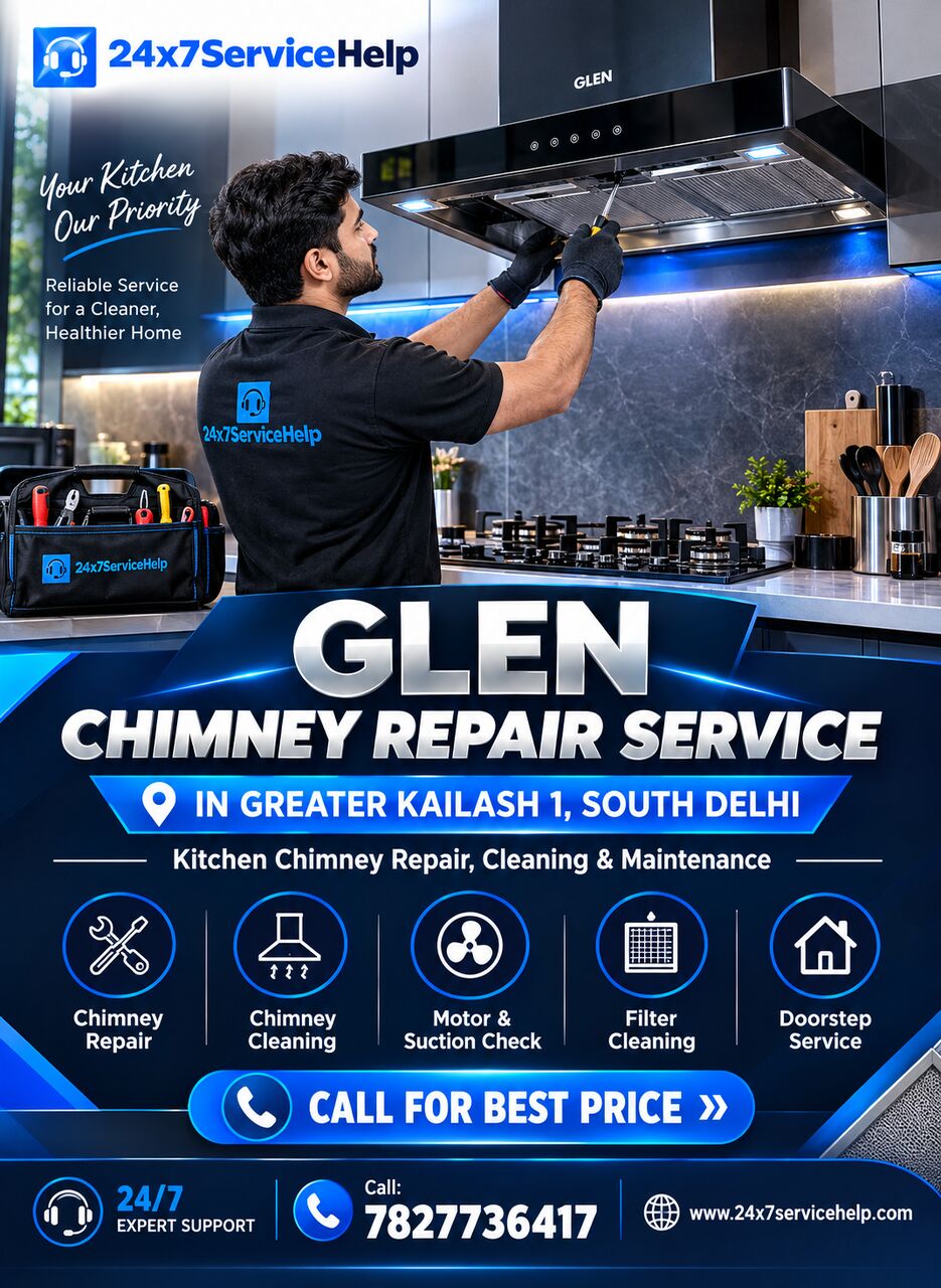 New Delhi, Appliance Repair, Glen Chimney Repair Service In Greater Kailash 1 South Delhi &ndash; Expert Kitchen Chimney Main