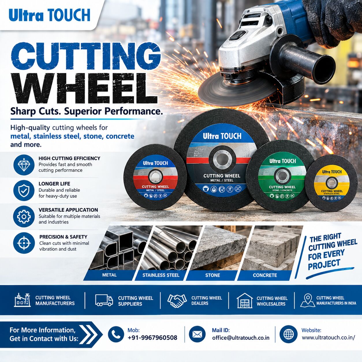 Mumbai, Wholesale Products, Cutting Wheel Manufacturers And Suppliers In India