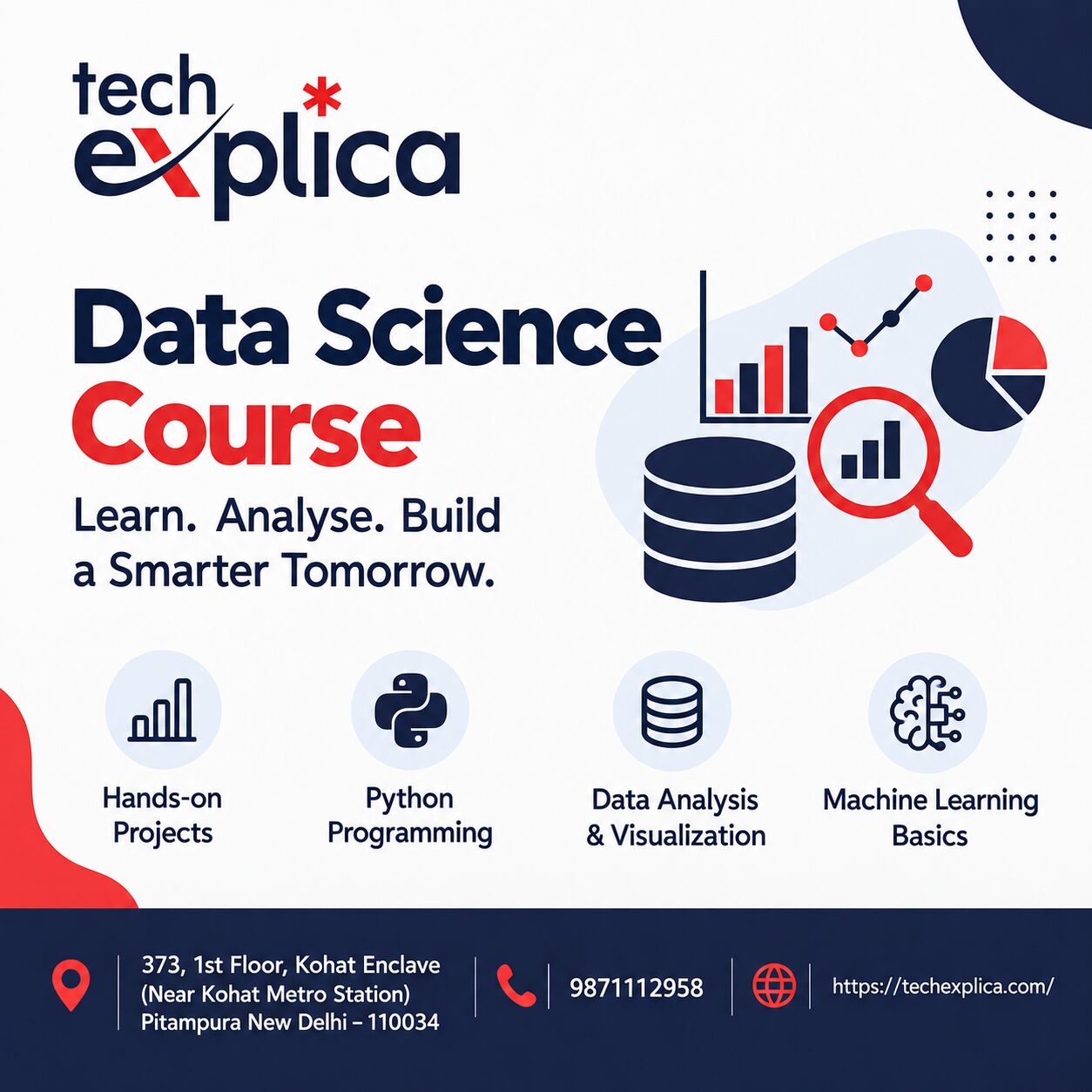 New Delhi, Lessons Offered, Data Science Course In Delhi