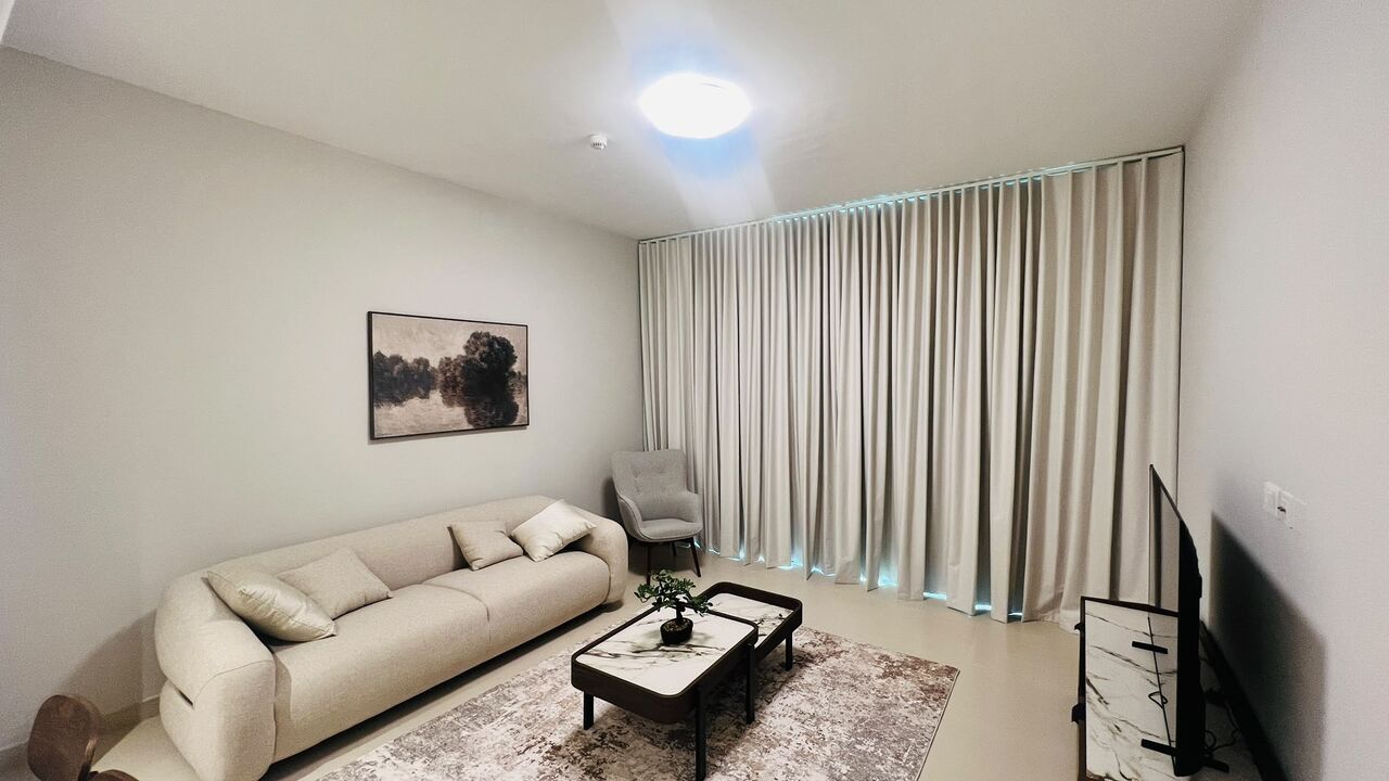 Manama, Apartments, Flats, Houses & Villas, BHD 520/month,  Furnished,  1 BR,  Sea View Apartment For Rent In Marassi Al Bahrain